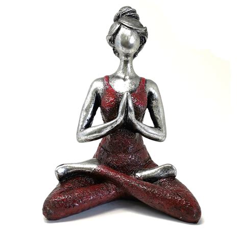 Yoga Lady Figurine Yoga Ornament Excercise Ornament Yoga Etsy