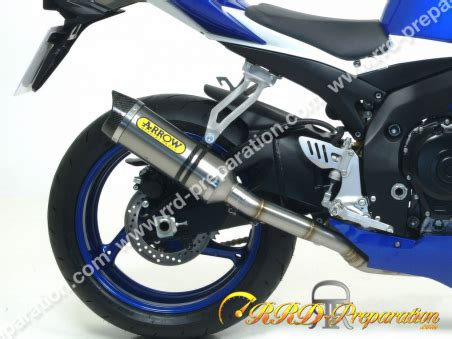 ARROW THUNDER Exhaust Silencer On ORIGIN Manifold For Suzuki GSX R 750