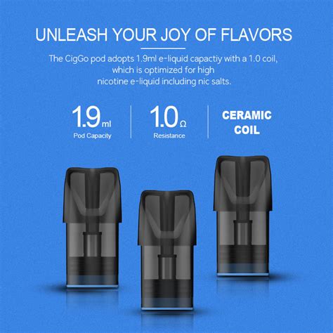 Yooz Compatible Empty Cartridge Closed Prefilled Vape Pod System Yooz