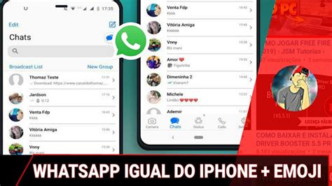 Como Deixar O Whatsapp Igual Do Iphone Nova Atualiza O Novos Emoji