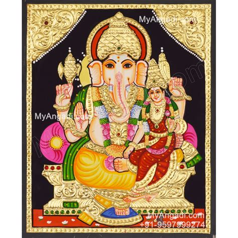 Siddhi Ganesha Tanjore Painting Buy Tanjore Paintings Online Shopping