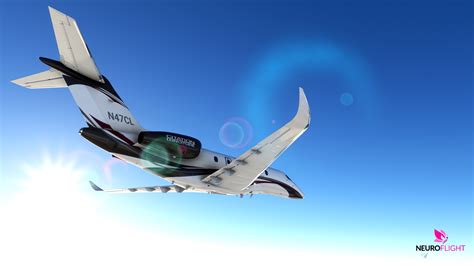 Asobo Citation Longitude N47cl Livery [8k] のために Microsoft Flight Simulator Msfs