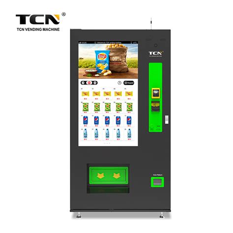 Tcn Touch Screen Media Beverage Snack Automatic Vending Machine Touch