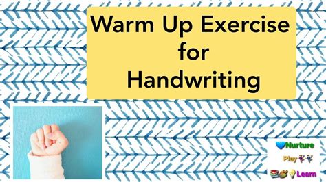 Finger Warm Up Exercise For Handwriting And Fine Motor Activity