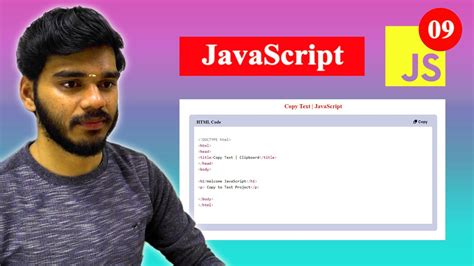 Copy Text To Clipboard Using Html Css And Javascript தமிழில் Youtube