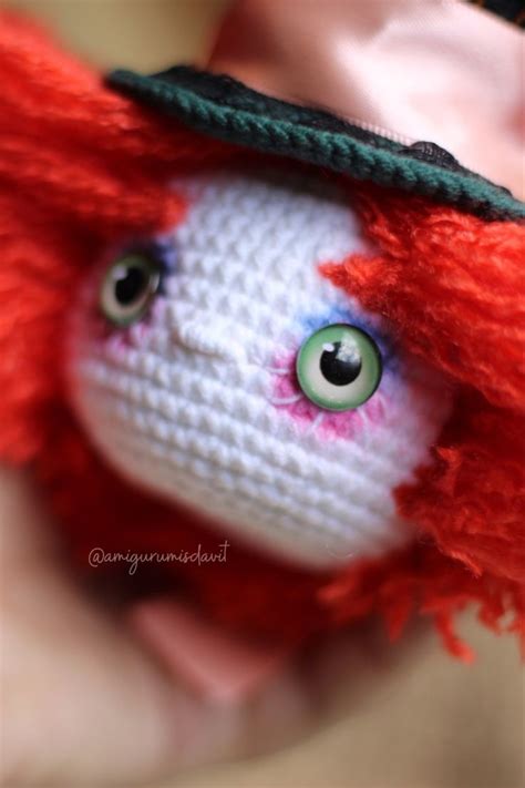 Chapeleiro Maluco Amigurumi Mad Hatter Alice no País das Maravilhas