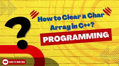 How To Clear A Char Array In C Arrays Character Strings