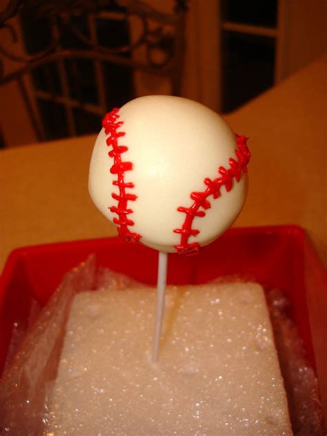 Baseball Cake Pop Baseball Cake Pops Brownie Pops Baseball Cake