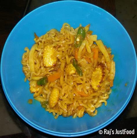 Veg Fried Maggi Noodles | Healthy Maggi recipe - Raj's JustFood