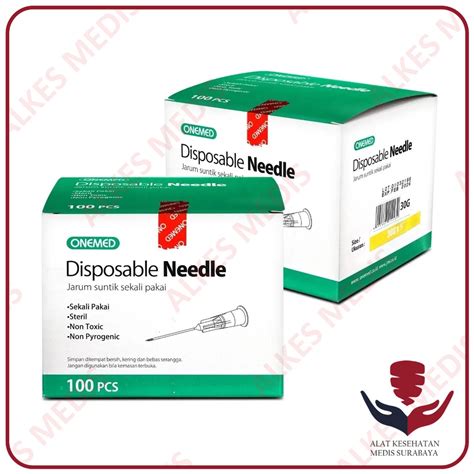 Jual Onemed Disposable Needle G Jarum Suntik Medis G X