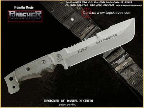 M4X Punisher Knife TOPS Knives Tactical OPS USA