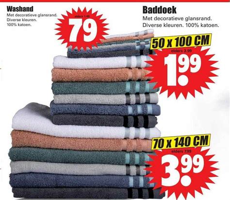 Washand Of Baddoek Aanbieding Bij Dirk