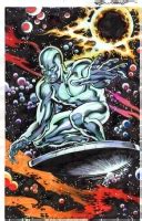 Silver Surfer Splash Page By Ron Frenz Joe Rubinstein After John