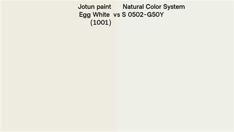 Jotun Paint Egg White Vs Natural Color System S G Y Side