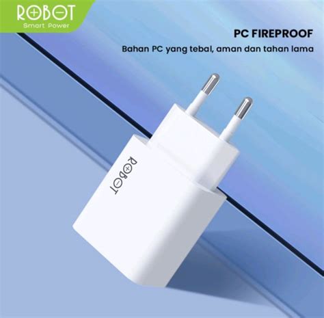 Kepala Batok Robot Rt F Fast Charging Usbrobot Rt F Adaptor Charger