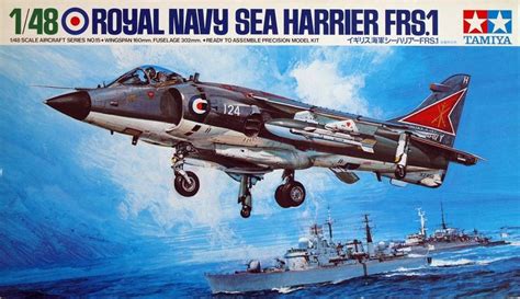 Tamiya British Royal Navy Sea Harrier FRS.1 1/48 Aircraft Model Kit ...