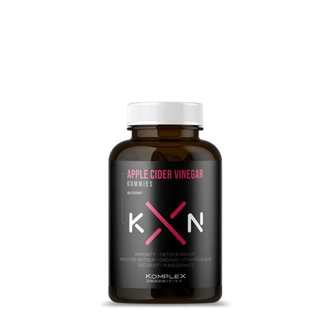 Komplex Nutrition Apple Cider Vinegar Gummies Gnc