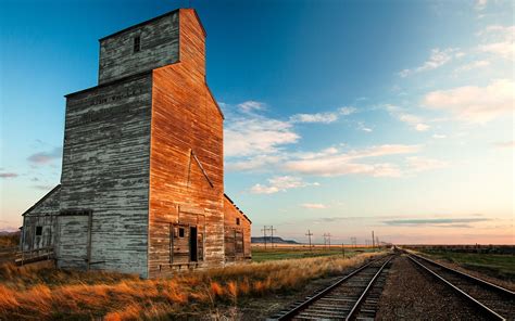 Rails Abandoned House Building Wallpapers HD Desktop And Mobile