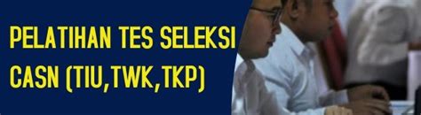 Pelatihan Tes Seleksi Casn Cpns