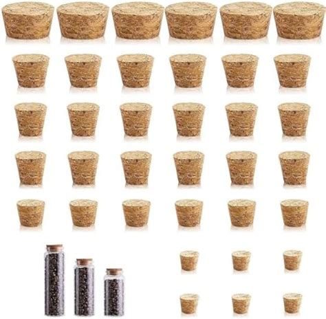 Tapered Cork Plugs Pcs Wooden Bottle Corks Stoppers Soft Wine Wood