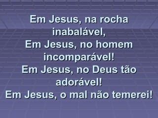 Em Jesus Ppt