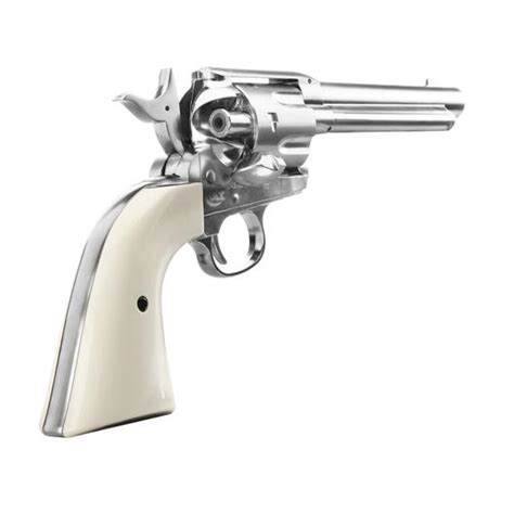 Colt Single Action Army 45 Nickel Co2 Revolver Kal 4 5mm Diabolo Gezogener Lauf Kaufen