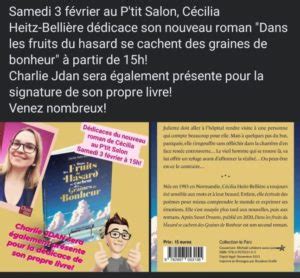 Dédicace livre au P tit Salon de Bourg Achard Communauté de Communes