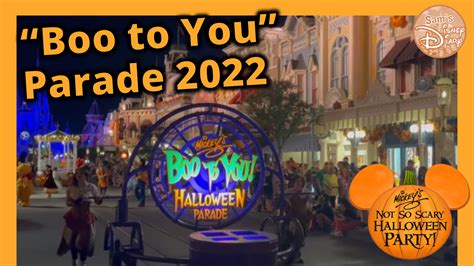 Mickey S Boo To You Halloween Parade 2022 Mickey S Not So Scary