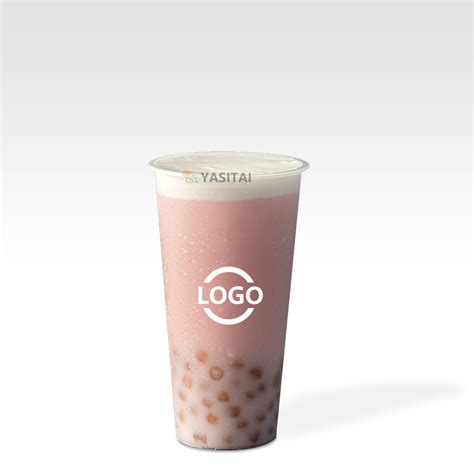 New Arrival Disposable Take Away Cup Clear Bubble Milk Tea Plastic Pp