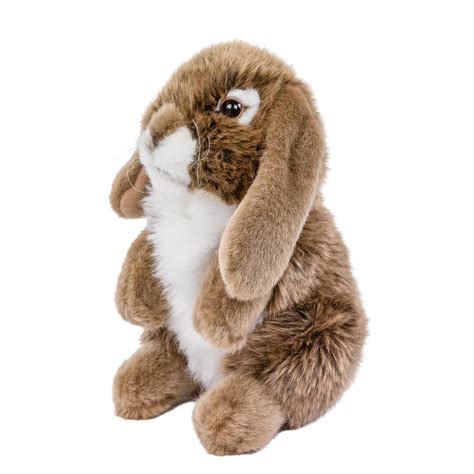 Kuscheltier Hase Sitzend Dunkelbraun Cm Mit Wei Er Brust Uni Toys