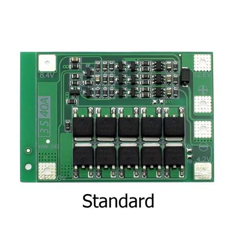 Moduł BMS PCM PCB ładowania i ochrony ogniw Li Ion 3S 12 6V 40A