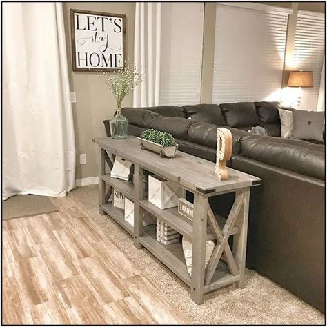 122 Gorgeous Sofa Table Ideas For Your Living Room 16 In 2020