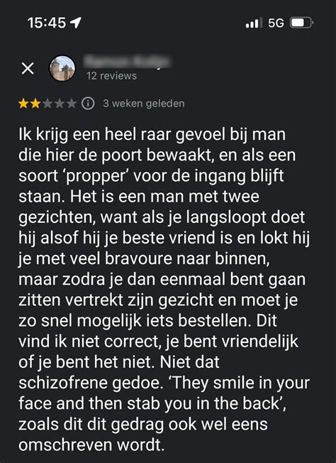 Ondanks De Propper Met Twee Gezichten Bij De Ingang Moet Dit Toch