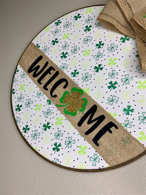 St Patricks Day Door Hanger Irish Wall Sign St Patty Luck Etsy