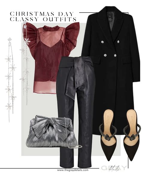 Classy Christmas Day Outfits - the gray details