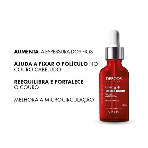 Sérum Capilar Antiqueda Dercos Energy Mais 50Ml Vichy