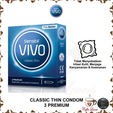 Jual Vivo Classic Thin Kondom Kontrasepsi Polos Di Lapak Coffee