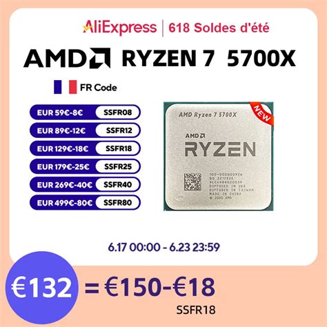 Processeur Amd Ryzen X Pour Carte M Re Bcape M Aorus Lecture