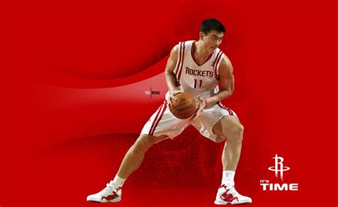 Nba Wallpapers Yao Ming And Houston Rockets Nba Wallpaper