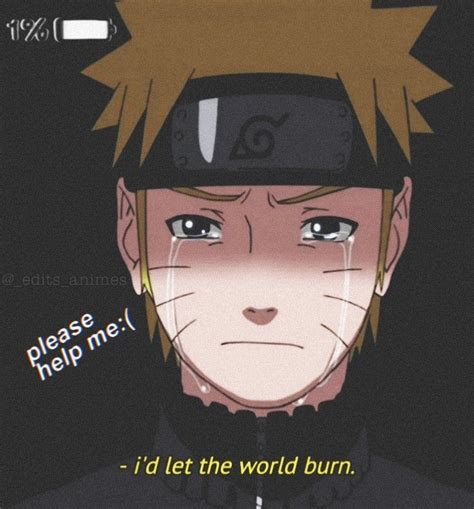 Sad Naruto Uzumaki Eannimmogen