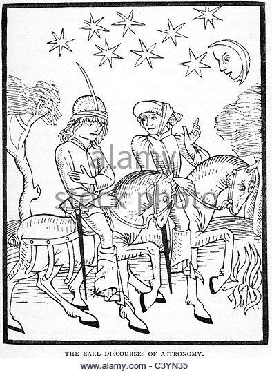 Medieval Woodcut From The Story Of Melusine The Earl Discourses Of