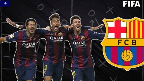 Esquema T Tico Barcelona Do Trio Msn Fifa Ps Youtube