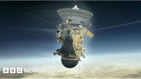 Cassini Probe Heads Towards Saturn Grand Finale Bbc News