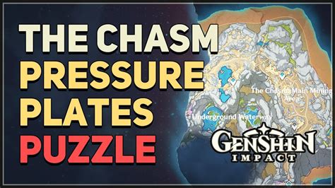 The Chasm Stone Pressure Plates Puzzle Genshin Impact YouTube