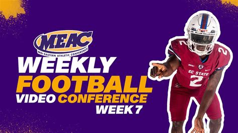 2022 MEAC Weekly Football Video Conference - Week 7 - Win Big Sports