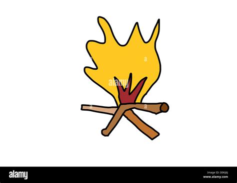 Stick figure with fire hi-res stock photography and images - Alamy