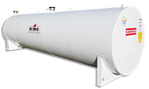 Flameshield Fire-Tested Steel Horizontal Storage Tank - Hall Tank