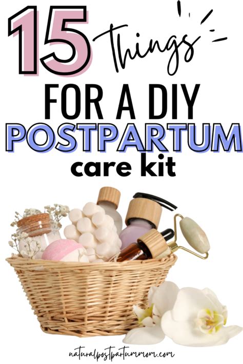 Diy Postpartum Care Kit Essentials