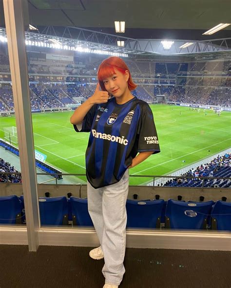 Hanaさんのインスタグラム写真 Hanainstagram「💙⚽️💙⚽️💙 私が振り付けさせていただいた ガンバ大阪 さんの