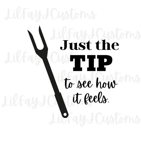 Just The Tip Svg Png Etsy